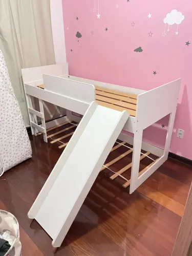 Bicama / Cama infantil com escorrega