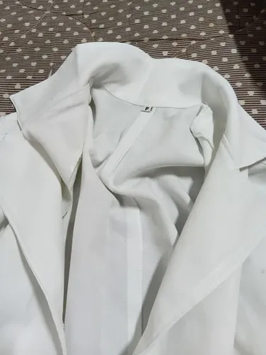Jaleco branco P - laboratório