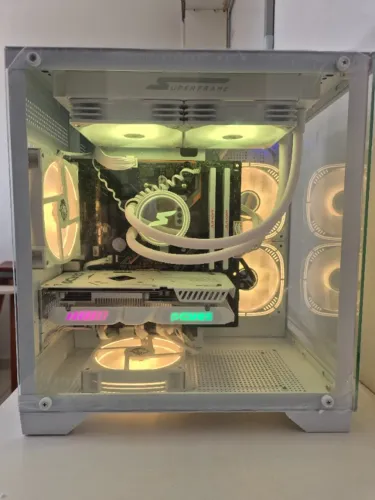 PC Gamer Ryzen 5 5500 + RTX 3050 | Todo Branco | Peças Novas
