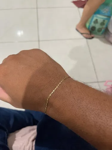 Pulseira ouro 18 k Piastrine