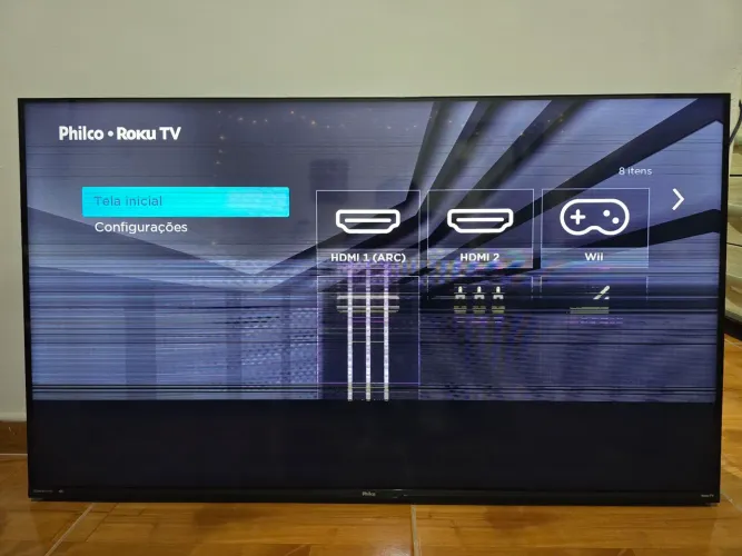Tv Philco Roku Led 4k 50" com defeito