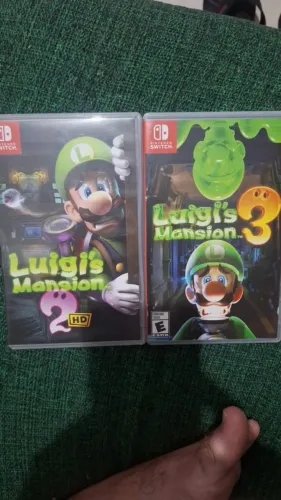 Combo Luigi Mansion 2 e 3 Nintendo switch (300reais os 2)