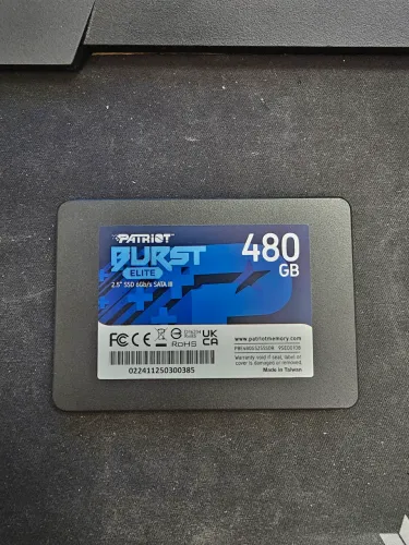 SSD Burst 480GB e HD Samsung 500GB