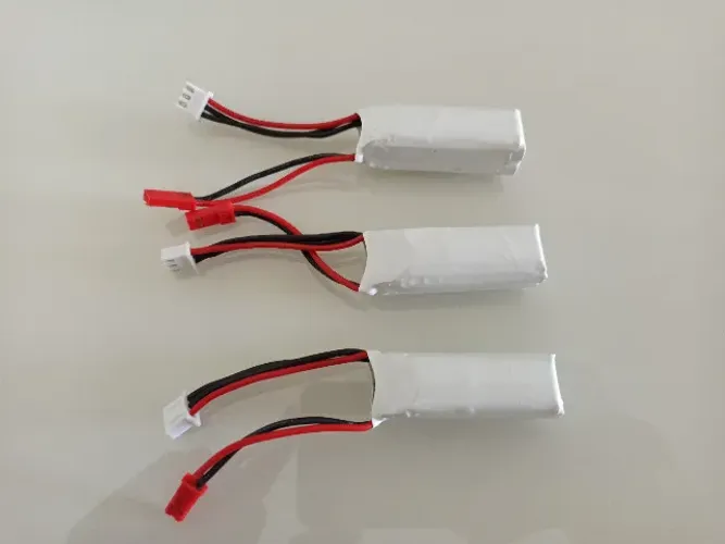 3x Bateria Lipo 2s 7,4v 400 mah