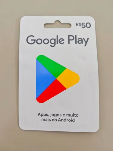 Google Play 50 Reais