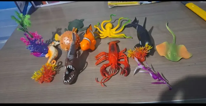 (Brinquedo/kit) Animais Marinhos!!!