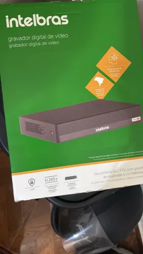 Título: Kit de Segurança com DVR Intelbras + 3 Câmeras TWG + Cabo CFTV