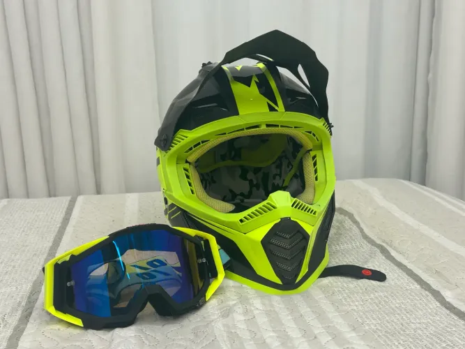 Capacete Cross - Tamanho 59