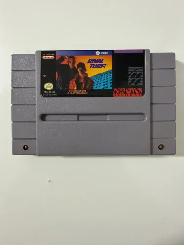Jogo Rival Turf! Snes Super Nintendo Cartucho Original Americano