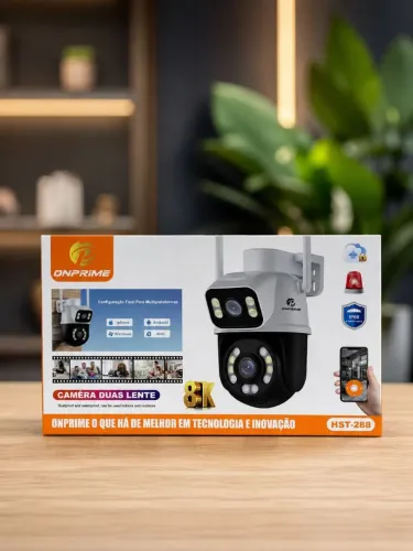Camera de segurança inteligente onprime HST 288 2 lentes