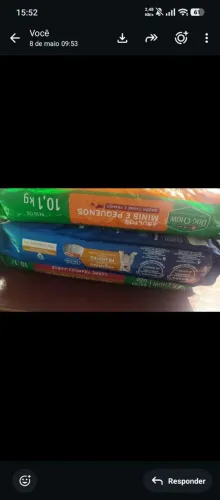 Vendo ração 10 kg dog chau e 12 kg Premier RAÇAS PEQUENAS