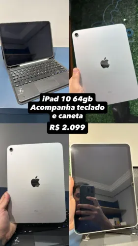 iPad 10 64Gb Com Teclado e Caneta