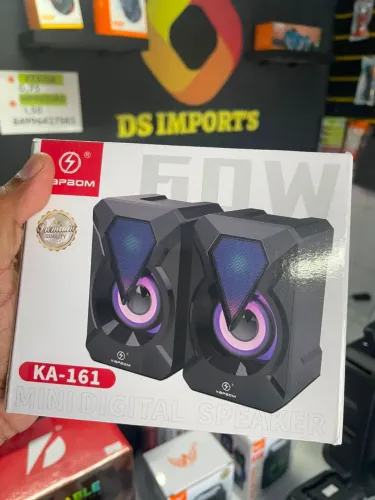 Caixa de som Pc notebook com leg RGB game