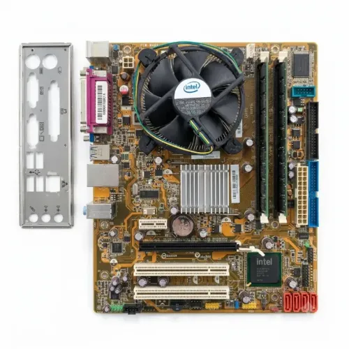 Placa Mãe PCWare IPM31 (LGA 775) + Processador Pentium Dual Core + 3GB RAM DDR2