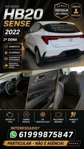 Hyundai HB20 Comfort 1.0 Flex 12V Mec. 2023