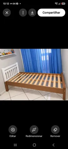 Linda Cama madeira maciça