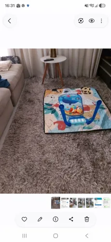 Vendo tapete de pelo alto luxo