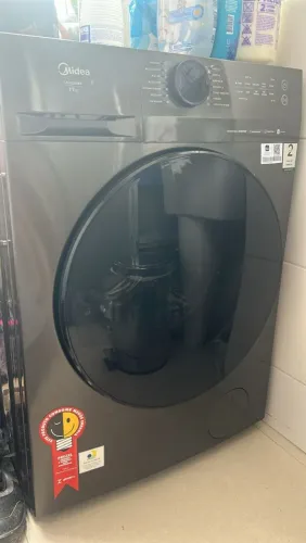 Máquina de lavar roupas inverter midea