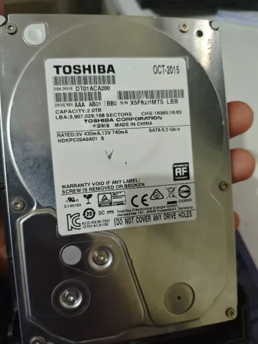HD 2tb Toshiba 7200rpm