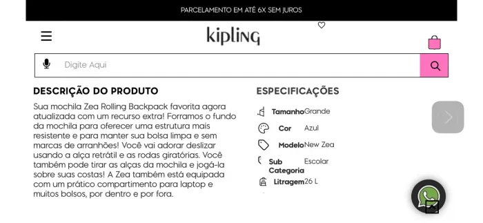 Mochila Kipling