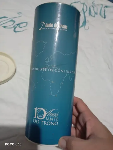 Camisa oficial Diante do Trono com case original da gravação 10 anos