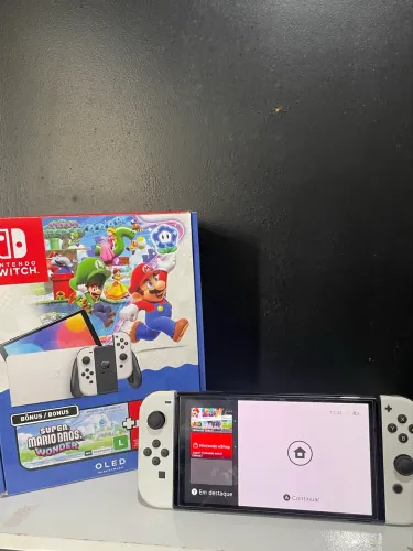 Nintendo Switch Oled aceito cartão