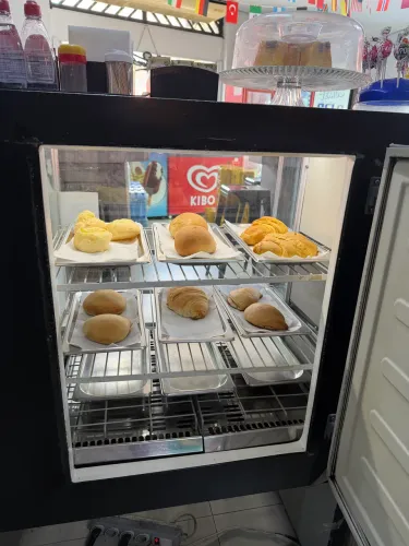 Vitrine para lanchonete quente e fria