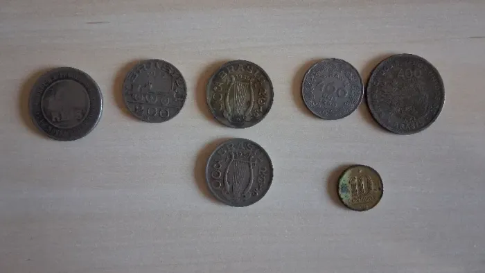 Moedas de Réis e Cédulas Cruzeiro