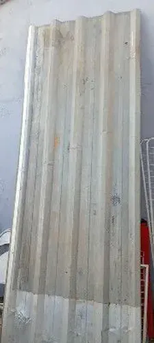 6 Telhas de zinco. 3mpor 108 largura