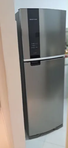 Geladeira Brastemp Inox 385L Duplex - Pouco Uso