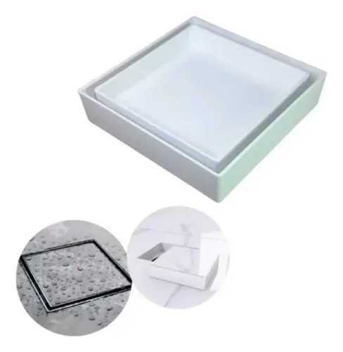 Kit C/ 50 - KAHA Ralo Embutido Oculto 10x10 com Seca Rápido para Piso Porcelanato