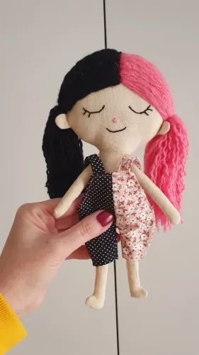 Boneca de pano para quarto infantil decoração draculaura fofa monster high 