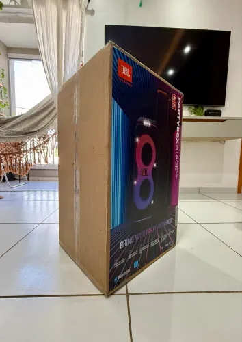 CAIXA DE SOM JBL PARTY BOX 320. LACRADA!! ACEITAMOS CARTOES