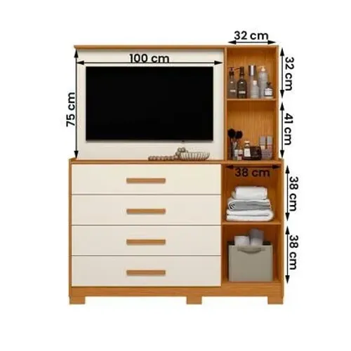 Cômoda com painel