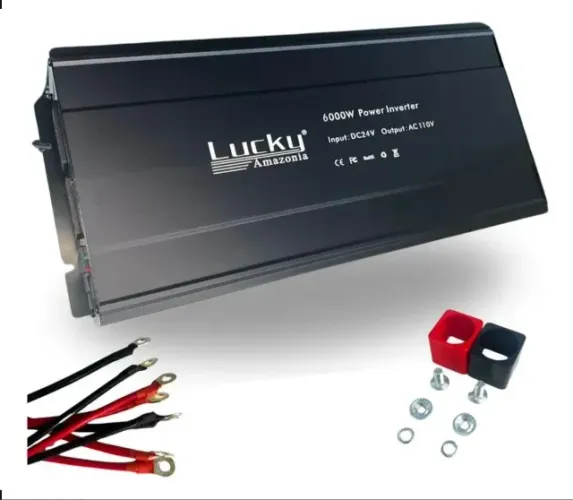 Inversor 24v 6000w para placa solar, geladeira etc
