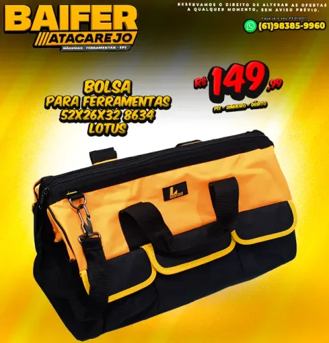Bolsa Para Ferramentas 52X26X32 8634 Lotus