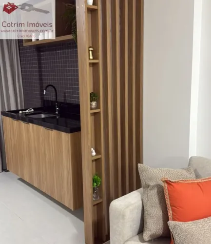 Apartamento quarto e sala mobiliado para alugar em alphaville, apartamento no bauen alugue