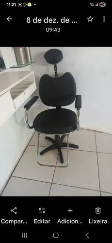 Vendo cadeira de salão