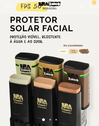 Protetor solar bastão Brazinco