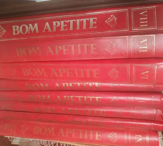 Coleção de livro Bom Apetite- culinária. 