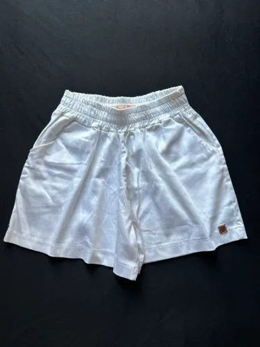 Short branco infantil 