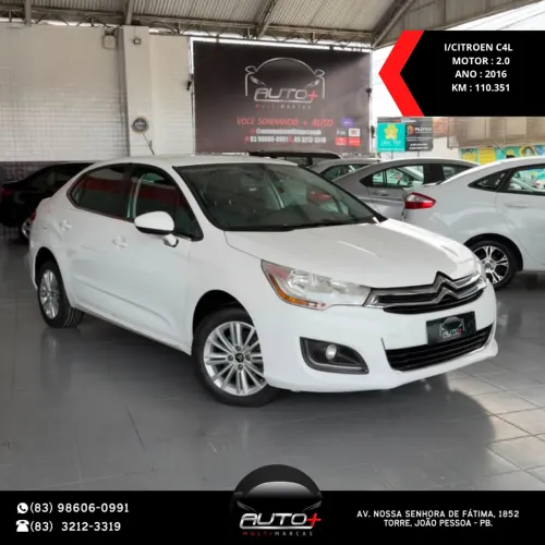 Citroen C4 Lounge Origine 2.0 Flex 4P Aut. 2016