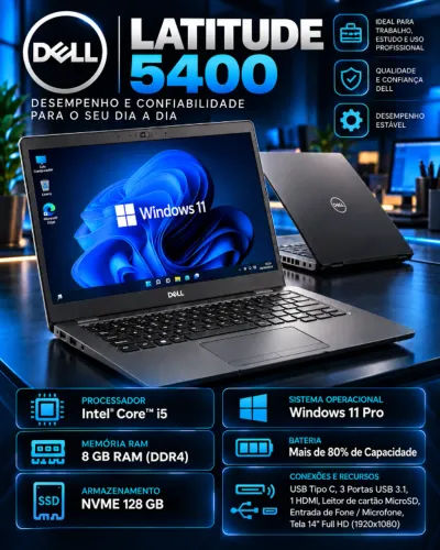 Notebook Dell 5400 