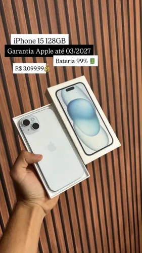 iPhone 15 128GB (Na garantia Apple)