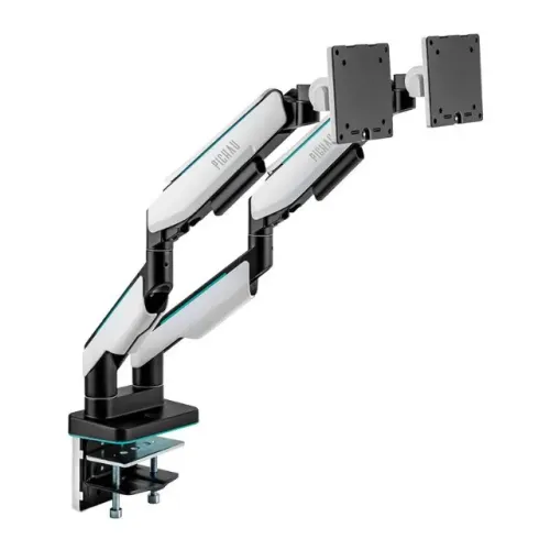 Suporte Articulado Para Dois Monitores Pichau Serpens 200 Basic, Pistao a Gas, 17 Pol. a 3