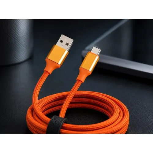 Cabo de Dados e Carga Rápida USB-A para Tipo-C BMAX (1 Metro) - Alta Resistência e Estilo