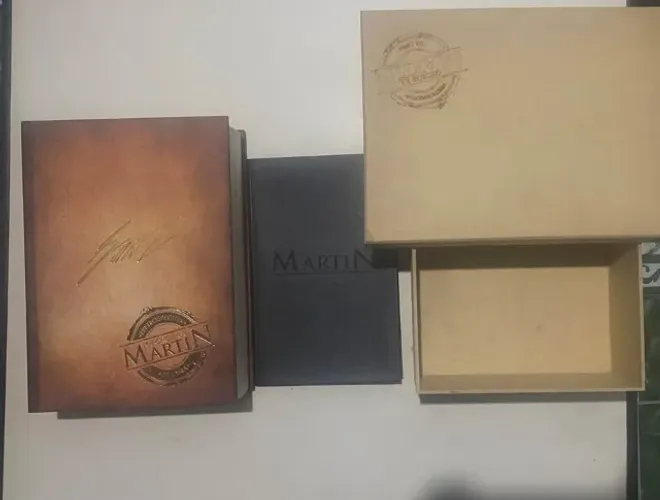 Edição de colecionador Livro Retrospectiva Da Obra George R. R. Martin Guerra Dos Tronos
