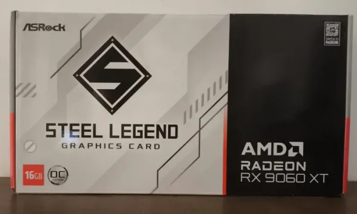 ASROCK RX 9060 XT 16GB STEEL LEGEND OC