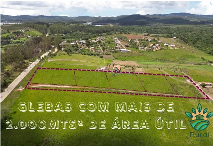 Glebas com mais de 2.000 mts² de área útil em Biritiba Mirim - A poucos metros da Barragem