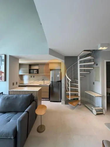 Apartamento Duplex com 1 dormitório para alugar, 60 m² por R$ 6.650/mês - Alphaville Indus